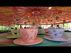 Mad Tea Party - Walt Disney World Magic Kingdom Spinning Teacups Ride (Off-Ride Footage)