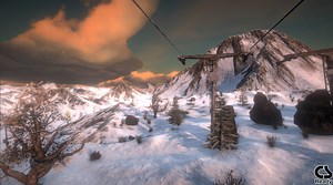 Arctic Volcano Terrain