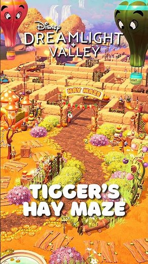Tigger's Hay Maze in Nectar Apiary | Disney Dreamlight Valley 🐅