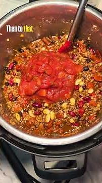 Instant Pot Chili 🤤 #instantpot #chili ‪@InstantPotOfficial‬