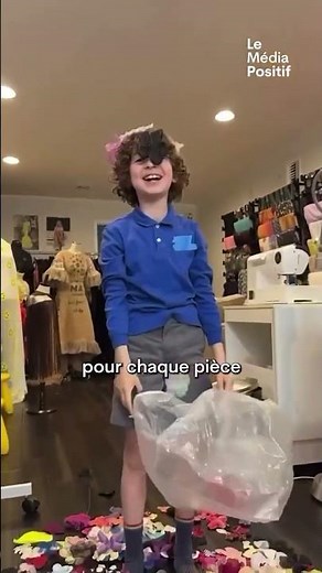 At 8 years old, he's a true genius of haute couture!