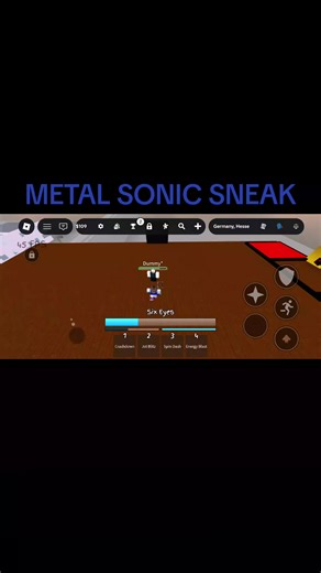 Metal sonic sneak #jjs #roblox #battlegrounds #sonic #metal_sonic