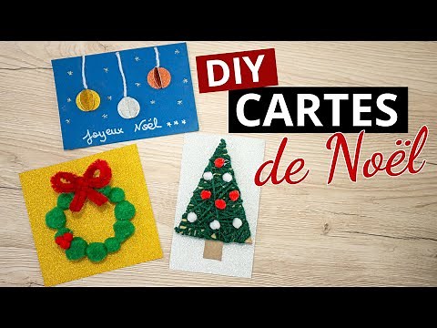 5 cartes de Noël DIY facile