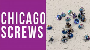 9.3K views · 107 reactions | Watch my demo for how to install Chicago screws for bag-making. Chicago screws are a great alternative to rivets and require only a screwdriver to install. You can find Chicago screws here: https://tinyurl.com/y8fb9bfu | Sew Sweetness | Facebook