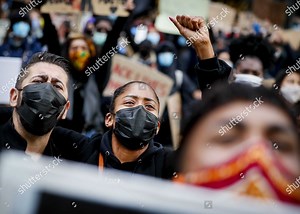 Protesters Wear Face Masks They Take Editorial Stock Photo - Stock Image | Shutterstock Editorial