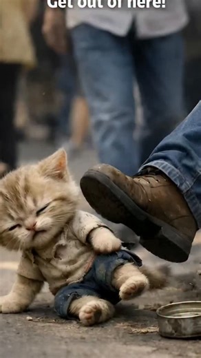 Animow on Instagram: "If this touched you, share it. Kindness spreads❤️🥺 This story follows a poor, abandoned kitten who is treated cruelly by people around him—pushed away, mocked, and left hungry. Instead of letting the pain turn him cold, he chooses to work hard, stand back up, and use what he earns to help others who are suffering just like he once did. It’s a reminder that our circumstances don’t define our character. True strength is staying kind in a harsh world. And true wealth is not m