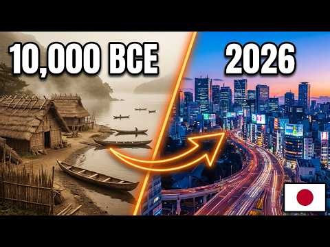 Evolution of Japan 🇯🇵 | Fixed Camera Timelapse — 12,000 Years of History in 1 Minute