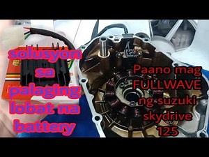 Paano mag fullwave ng suzuki skydrive 125,Solusyon sa palaging lobat na battery
