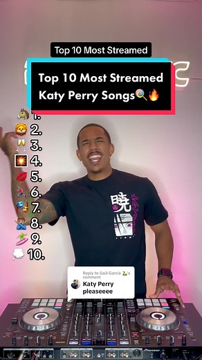 Replying to @Saúl García 🐍 Top 10 Most Streamed Katy Perry Songs On Spotify🍭🔥 (not including her features/remixes) #dj #edm #katyperry #spotify #katyperryfan