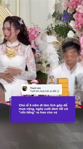 Groom spends 5 years saving up for gold, gifts his entire "nest egg" to his bride on their weddin...