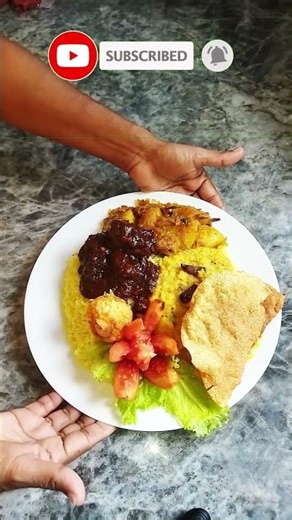 නත්තලට මෙහෙම කහ බත් හදලා බලන්න...ආස හිතෙයි😝#yellow Rice With#chicken#cooking#srilanka#food#recipe