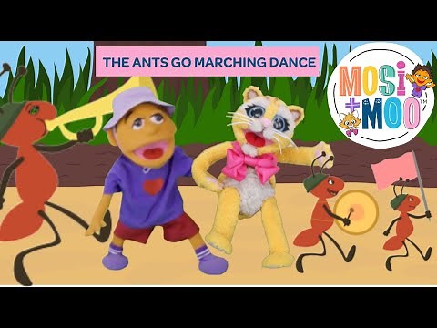 The Ants Go Marching Nursery Rhyme Dance for Kids | Educational, Fun Action Song | DANCE TO LEARN!