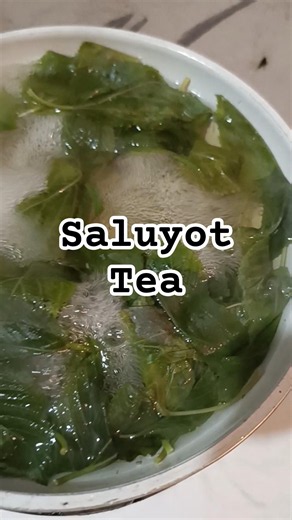 Saluyot Tea 🍃🍵 #saluyot #saluyottea #cooking #antioxidants