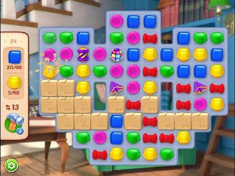 Homescapes Level 24 - No Boosters (by match3news.com)