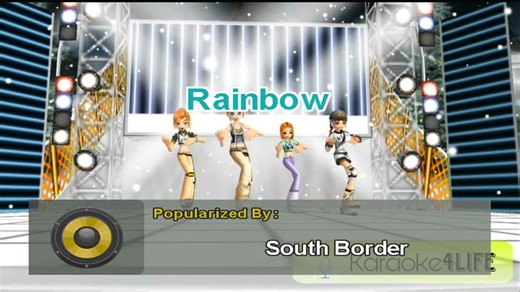 Karaoke Version of Rainbow by South Border