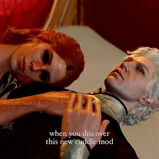 experiencing the Cuddle Astarion mod 🥹♥️ #bg3 #baldursgate3 #astarion #darkurge #fyp #edit