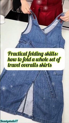 LaundryTips: Best Way to Fold Overalls! 🏆