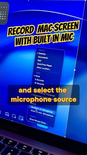 Record Mac Screen with Microphone Audio