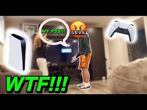 DESTROYING MY BOYFRIEND'S PS5 PRANK!!! *GONE WRONG*