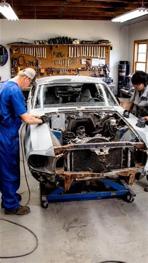 Full Rebuild of Ford Mustang Boss 429 (1969) from Abandoned Condition to Looking New