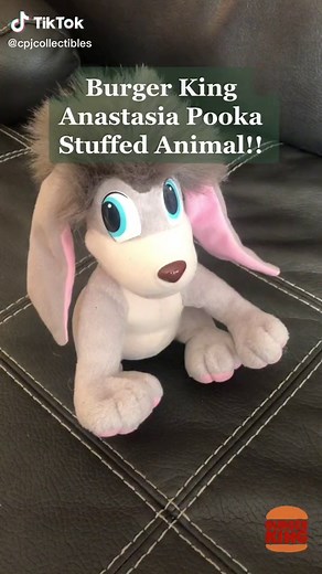 Burger King Anastasia Pooka Stuffed Animal