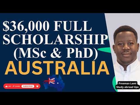 Study in Australia for FREE 🇦🇺 | Fully Funded Master’s & PhD – University of Adelaide