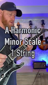 6.5K views · 176 reactions | A Harmonic Minor 1 String #howtoplayguitar #guitar | Guitar Essentials | Facebook