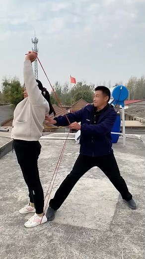 Hilarious Resistance Band Stretching Challenge