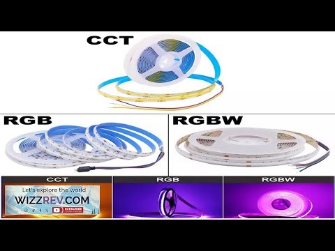 5m COB Led Strip RGBW RGB CCT Colour Changing High Density Flexible