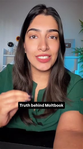 Keerti Purswani on Instagram: "Social media hypes 🤷🏻‍♀️🤷🏻‍♀️🤷🏻‍♀️🤷🏻‍♀️🤷🏻‍♀️ Share with someone who needs to hear this! #moltbook #aiml #aiagents #socialmediahype"