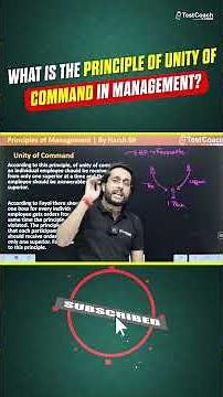 What is the Principle of Unity of Command? | Class 12 Business Studies Important Concept #shorts