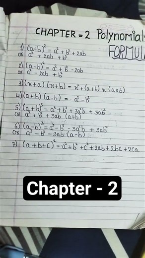 #maths # class 9 #chapter 2 formula
