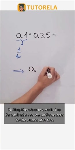 Solve 0.1 × 0.35: Decimal to Fraction Step-by-Step #Math #DecimalFractions-Advanced