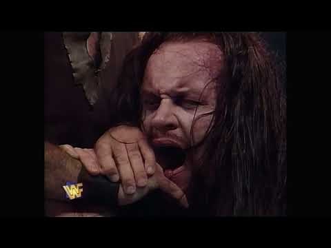 Undertaker vs Mankind on Raw! Executioner Spikes Undertaker 1996 (WWF)