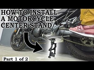 Kawasaki Motorcycle Centerstand Installation