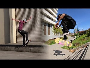 BRAILLE GOES STREET SKATING IN OAKLAND, CA