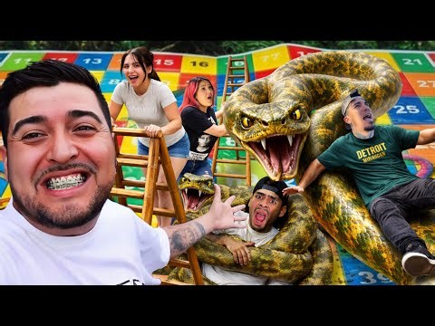 3 premios en juego… Serpientes y Escaleras GIGANTE en la VIDA REAL 😱