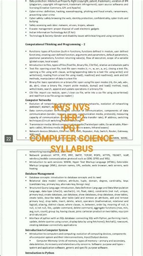#KVS NVS TIER 2 PGT COMPUTER SCIENCE SYLLABUS# Pgt computer science kvs nve syllabus