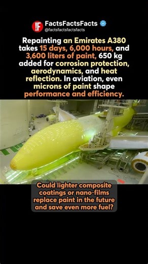 ✈️ Repainting the A380: The 6,000‑Hour Engineering Art of Aviation