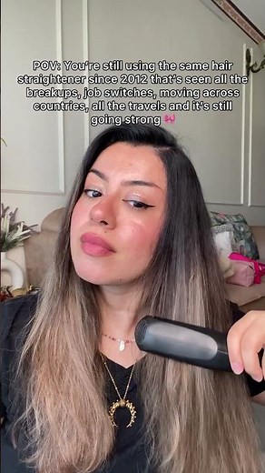The ONLY hair straightener I’ve been using for straightening my wavy hair! Braun pls sponsor me? 😂