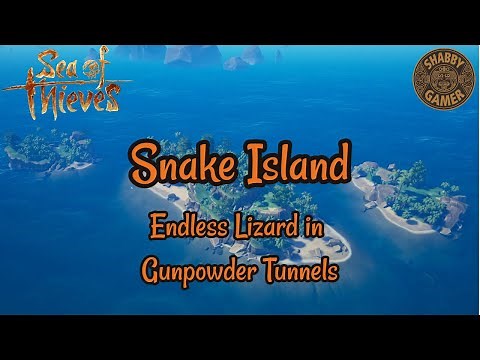 Endless Lizard In Gunpowder Tunnels | Snake Island | Sea Of Thieves Riddle Solution