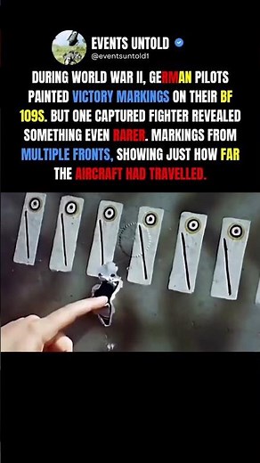 The Secret Markings On German Bf 109s #ww2 #shorts