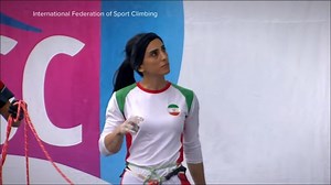 Female athlete represents Iran without hijab at overseas competition