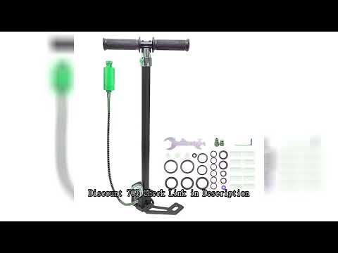 NUOGE 4 Stage 30mpa 4500Psi PCP Hand Pump High Pressure Operated HPA Tank Hunting Car Bicycle