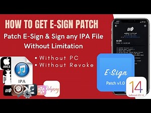 Esign iOS App - how to sign any IPA files on iPhone - The Best Cydia Impactor Alternative.