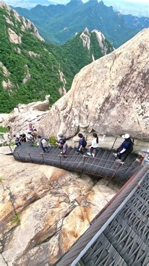 백운대 하산길 #shorts