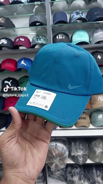 NIKE Caps Available at Future Caps 📍 Shop No. 17, Madina Center 🛍️ Opposite Atrium Mall, Saddar, Karachi 📞 0306-9704404