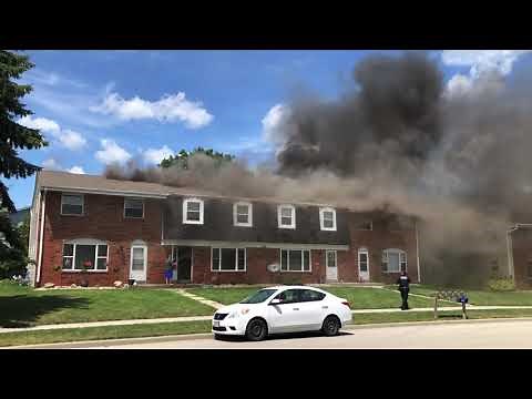 *Pre-Arrival* Jackson Fire Deparment WI, 2nd Box Level Apartment Fire 7-11-20