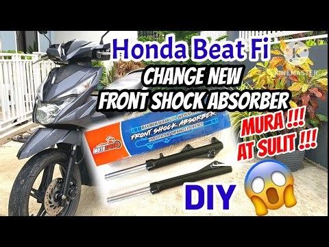 Honda Beat Fi || Change New Front Shock Absorber || DIY || Mura at Sulit || affordable price