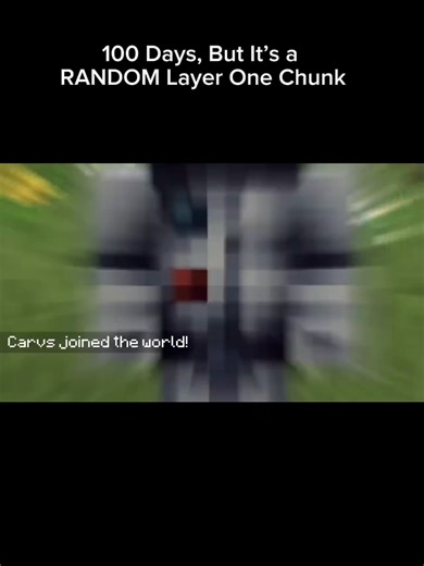 100 Days in Minecraft: Random Layer One Challenge